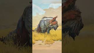 Monster Hunter Wilds | Quematrice cleaning his tail #mhwilds #monsterhunter #monsterhunterwildsgame