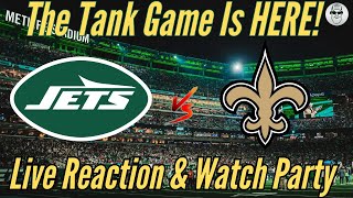 NY JETS vs NO SAINTS LIVE REACTION & WATCH PARTY/ / NEW YORK JETS NEWS