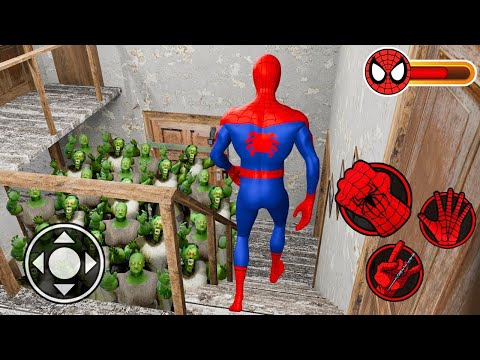 How to Playing as SpiderMan VS Army of Zombie - Granny and Grandpa in real life