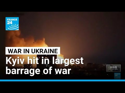 YouTube video thumbnail: Russia Hits Ukraine With Largest Missile and Drone Barrage Since war Began