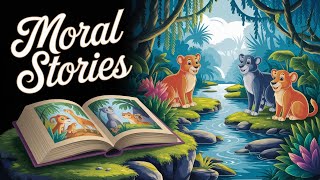 The Echo, the little Lion of the Jungle Cartoon Animation! English Bedtime Adventure Moral Stories!