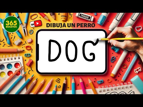 Cómo Dibujar un Perro a Partir de la Palabra 'DOG' 🐶 | Arte Creativo Paso a Paso