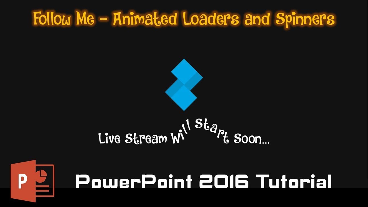 Follow Me Animated Loader Animation in PowerPoint Tutorial with Motion Blur Trick - The Teacher