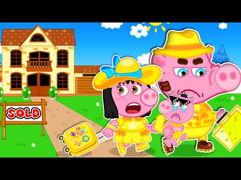 LeonCito | Los cerditos ricos dejan su casa | Dibujos animados | Video Para Niños
