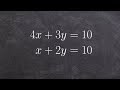 Solving Systems of Equations with Substitution