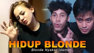 mencakar blonde with @efkahfajar