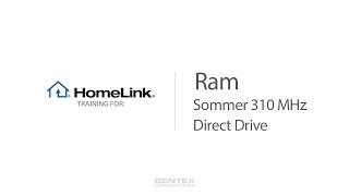 Ram HomeLink Training - Sommer and Direct Drive (310MHz) video poster