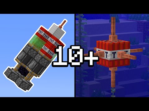 10+ BOMB Build Hacks in Minecraft!