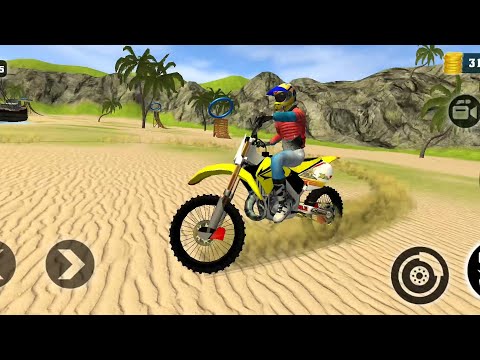 Brand New Motocross Beach Bike Racing Stunt | Bike Game | Android Gameplay #games #bikegame