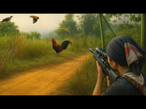 BERBURU BURUNG PUNAI DI SPOT AYAM HUTAN MERAH..