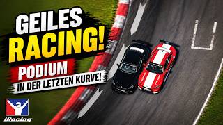 Das BESTE RACING, dass ich je in einem Spiel hatte! PODIUM in der letzten Kurve! iRACING