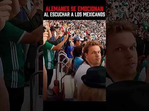 Mira como estos alemanes se emocionan al escuchar a los mexicanos #shorts