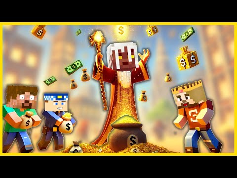 HÜSAMETTİN ŞEHİRDEKİ HERKESİ ZENGİN YAPTI! 🤑 - Minecraft ZENGİN FAKİR HAYATI