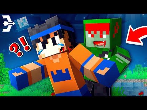 SOBREVIVENDO COMO ZUMBI POR 1 DIA no MINECRAFT!!