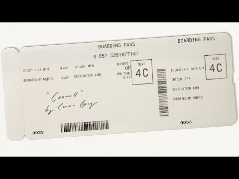 Conan Gray - Connell (Official Lyric Video)