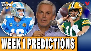 Colin Cowherd’s NFL Week 1 predictions: Lions-Packers, Rams-Texans | THE HERD Blazin’ 5