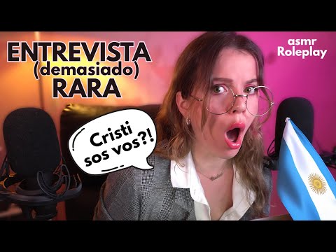 ASMR Roleplay: Sos Cristina Kirchner 😳 Entrevista MUY Rara 🇦🇷 CAROL ASMR