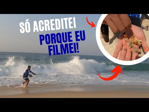 EU AVISEI ANTES, MAS DESACREDITARAM OLHA QUEM APARECEU! Pesca de praia