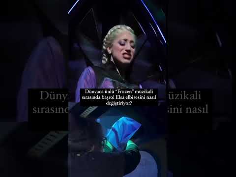Frozen Müzikali kostüm değişimi 🎭 #tiyatro #sanat