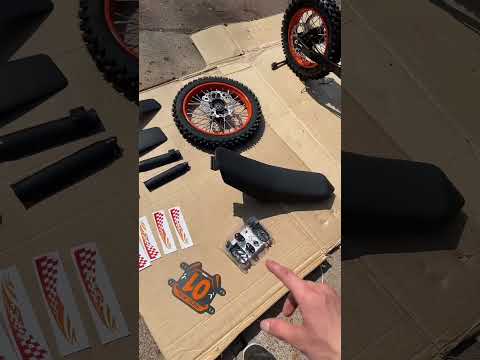 Let’s put together this electric pitbike from TUTTIO! 🫢🔥 This is the TUTTIO Soleil 01 and it