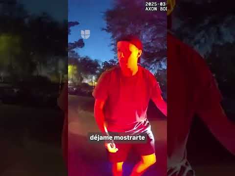 Cámara policial graba arresto de estudiante colombiano en Florida