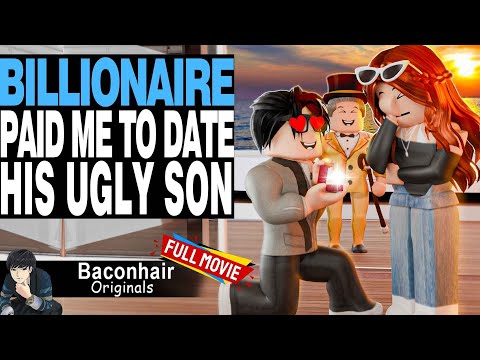 The Billionaire Paid Me To Date His Ugly Son, FULL MOVIE | roblox brookhaven 🏡rp