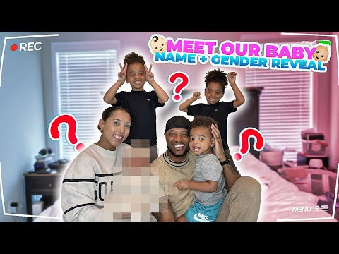 Meet Our Baby!!! Name and Gender Reveal!!!👶🏽💗💙