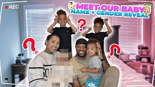 Meet Our Baby!!! Name and Gender Reveal!!!👶🏽💗💙