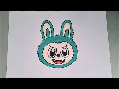 How to DRAW LABUBU/رسم لابوبو
