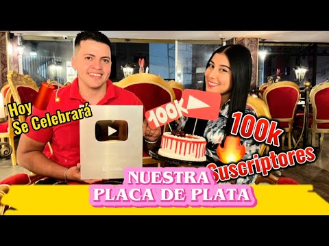 🎉Nos llegó la placa de PLATA 100k Suscriptores🧨