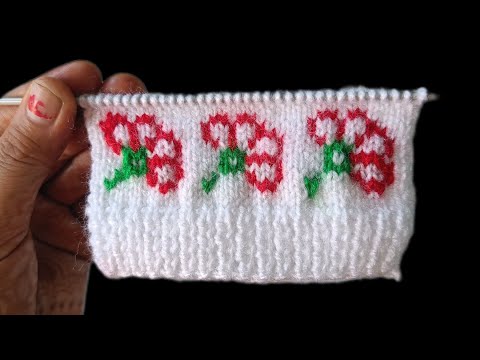 Flower design for sweater