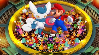 Super Mario Party - Lucky Team Battles  - Meowstic and Wario vs Mario and Waluigi (Mod Version)