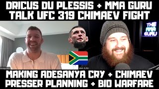 The MMA Guru & Dricus Du Plessis UFC 319 Interview! Chimaev Fight Prediction? Making Adesanya Cry?