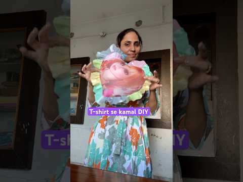 DIY from old T-shirt / Ghamu saran / How to make use of old t-shirts? #shorts #diy