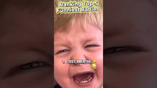 Ranking Top 5 Funniest Babies 😂 #funny #funnybabies #funnyvideo