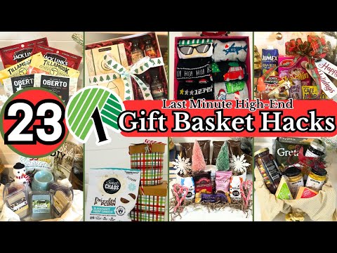 DOLLAR TREE DIY CHRISTMAS GIFT BASKET HACKS You Need to Know!