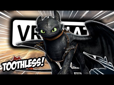 TOOTHLESS SOARS INTO VRCHAT! | How To Train Your Dragon | VRChat Funny Moments
