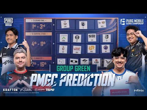 Group Green Prediction | 2024 PUBG MOBILE GLOBAL CHAMPIONSHIP