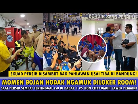 🔵DISAMBUT BAK PAHLAWAN! SKUAD PERSIB KEMBALI KE BANDUNG😱MOMEN HODAK NGAMUK DILOKER ROOM PEMAIN!