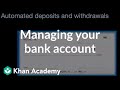 Banking Transactions and Account Management