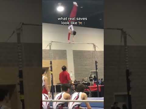 spotters are the goats 🐐#gymnastics #fail #fails