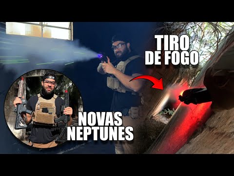 TIRO DE FOGO - TESTEI CONTRA INIMIGOS - Airsoft Gameplay