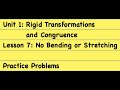 Transformations and Rigid Motion Concepts