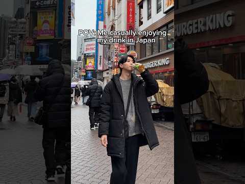 I was enjoying my drink in Japan then… #shorts