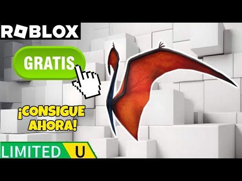 [LIMITED 50MIL COPIAS] ¡COMO CONSEGUIR  ALAS DE QUETZALCOATLUS GRATIS EN ROBLOX!