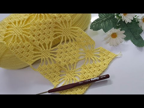 Süper👍 Kolay tığ işi örgü model 💯 Easy crochet knitting for beginners