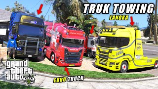 Aku Menemukan & Koleksi SEMUA TRUK TOWING EROPA Yang LANGKA Di Kota - GTA 5 MOD