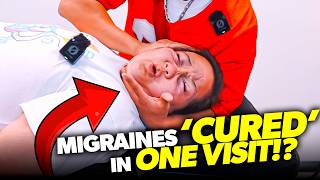 **NO MIGRAINE IN 2093 DAYS!🤯😱 | Neck Pain Cracking Chiropractic Asmr | Dr Tubio