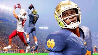 College Football 26 Road To Glory: Breaking Interception Record at Notre Dame!
