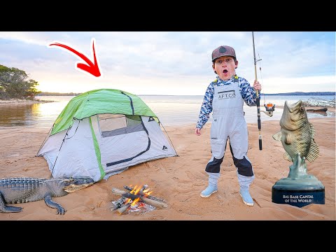 Fishing & Camping The BIG Bass Capital Of The World - Crazy Catch